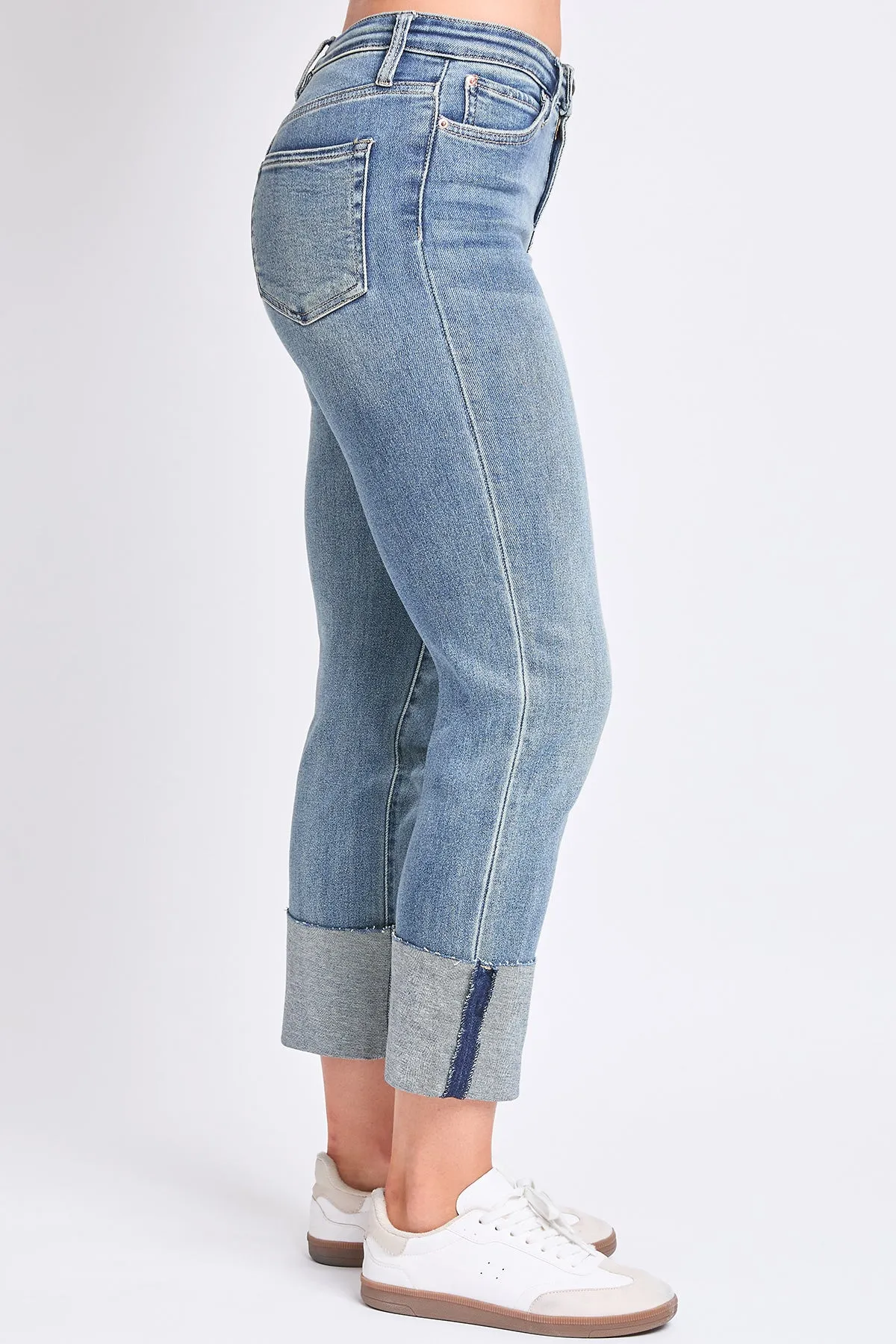 Women's Luxe Dixie High Rise Mega Cuff Straight Leg