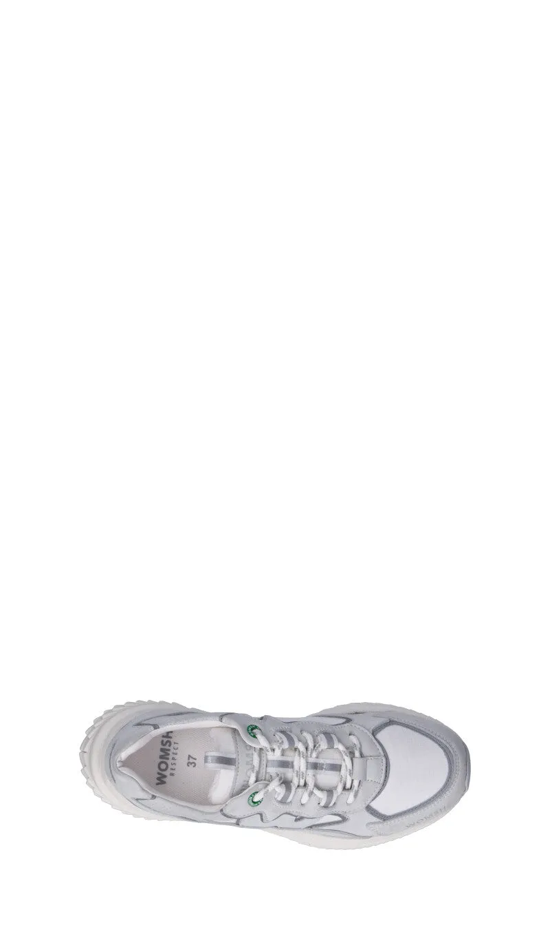 WOMSH Sneaker donna bianca in pelle