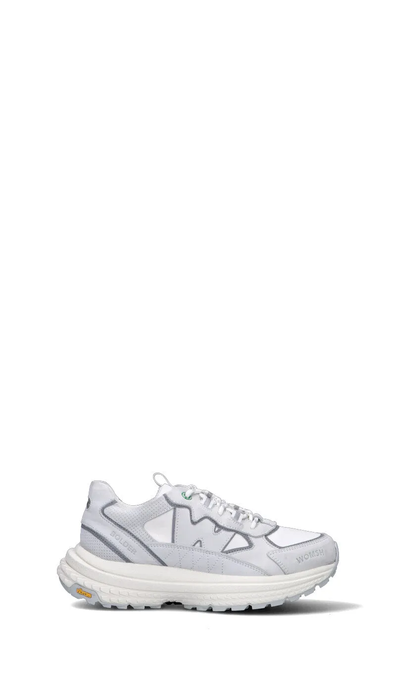 WOMSH Sneaker donna bianca in pelle