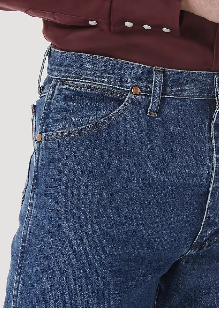 Wrangler Mens Cowboy Cut Original Fit Jeans Stonewashed Style 13MWZGK