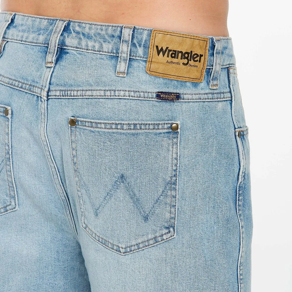 Wrangler Mens Slacker  Relaxed Jean -  Acid Crusher Blue