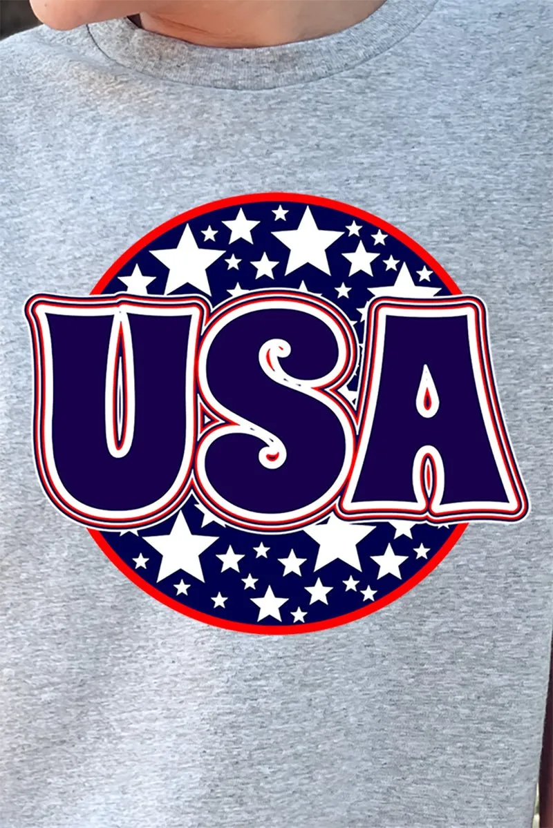 Youth Circle USA Short Sleeve Relaxed Fit T-Shirt